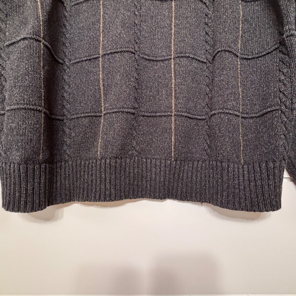 Dockers' 100% Cotton men's crew neck dark grey sweater size XL - Picture 8 of 13